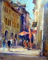 The Old Town Annecy France56x39cm 1800